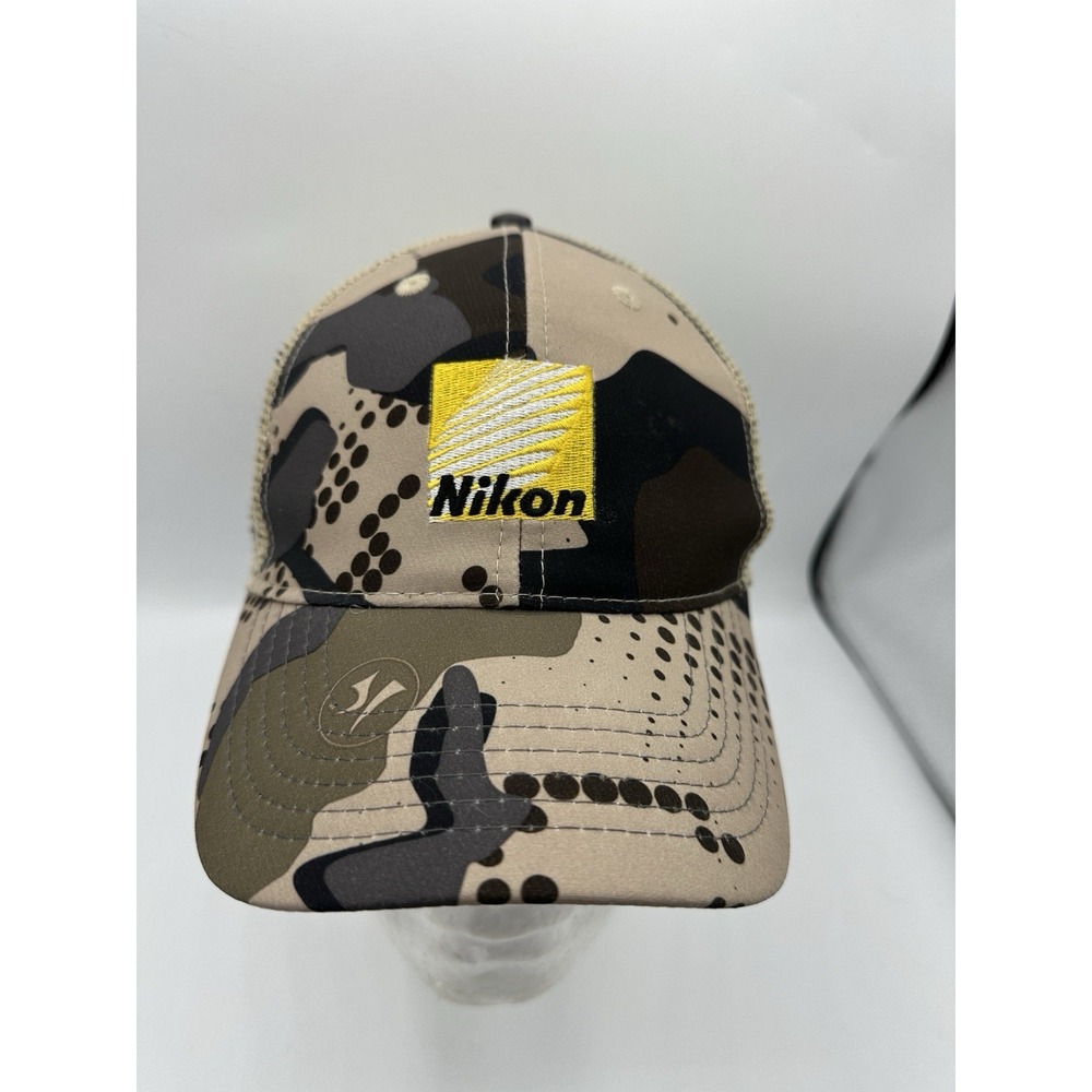 Nikon Outdoor Cap Trucker Hat Camo Mesh Snapback Camera Photography Cap